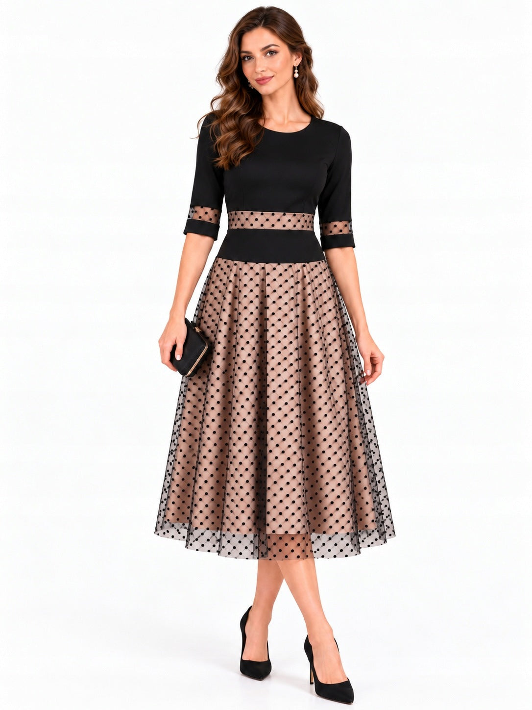 Sukienka PAULA | color:czarny