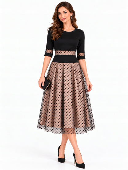 Sukienka PAULA | color:czarny