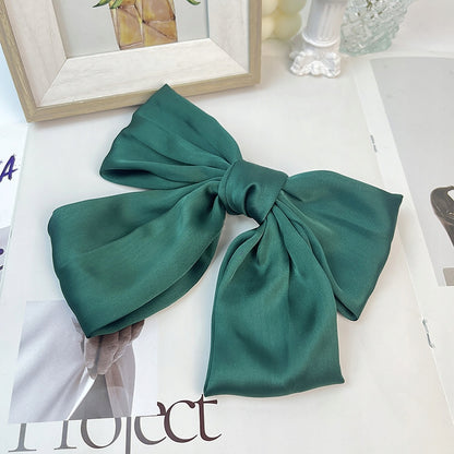 Pinza para el pelo con lazo – verde