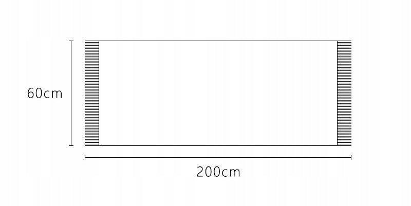 Bufanda de invierno de mujer 200 × 60 cm