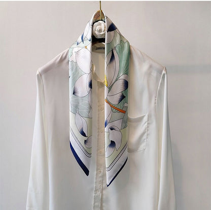 Dámský šátek s hedvábným vzhledem 70 × 70 cm
