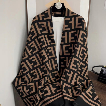 Bufanda de invierno de mujer 180 × 66 cm