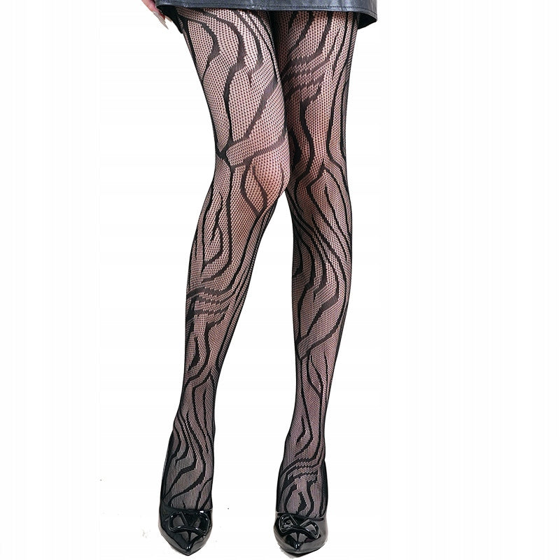 Women's Lace Tights – Black