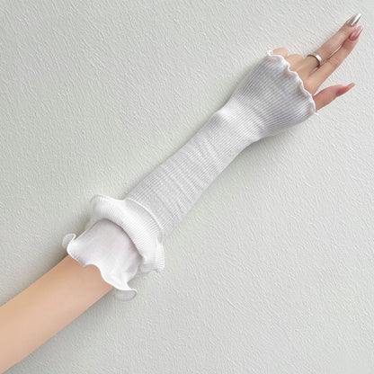 Women's Detachable Cuffs – White