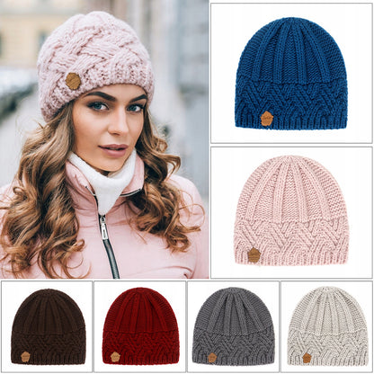 Women's Warm and Comfortable Handmade Black Winter Hat