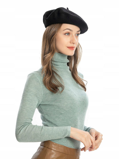 Boina francesa de mujer – negro