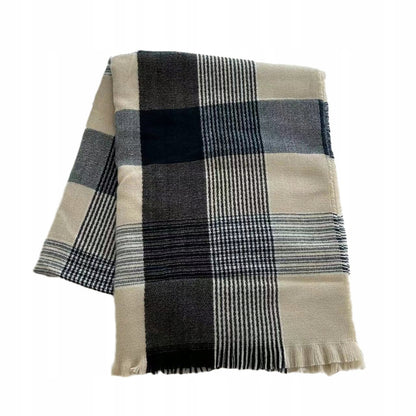 Écharpe d’hiver pour femme 200 × 66 cm – multicolore