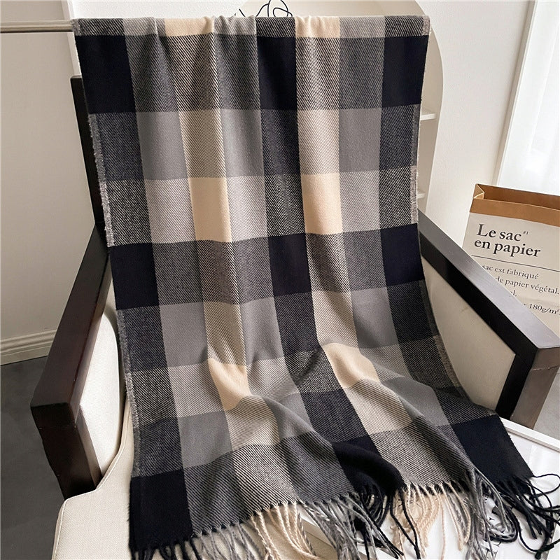 Bufanda de invierno de mujer 200 × 66 cm – multicolor