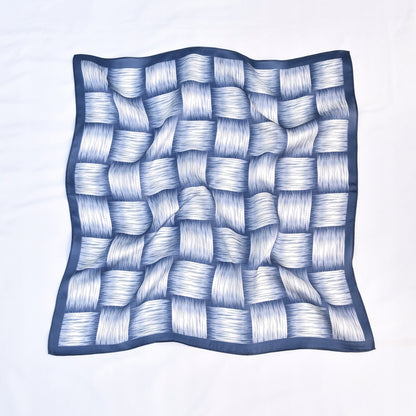 Foulard effet soie pour femme 70 × 70 cm