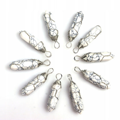 Howlite Pendant Necklace