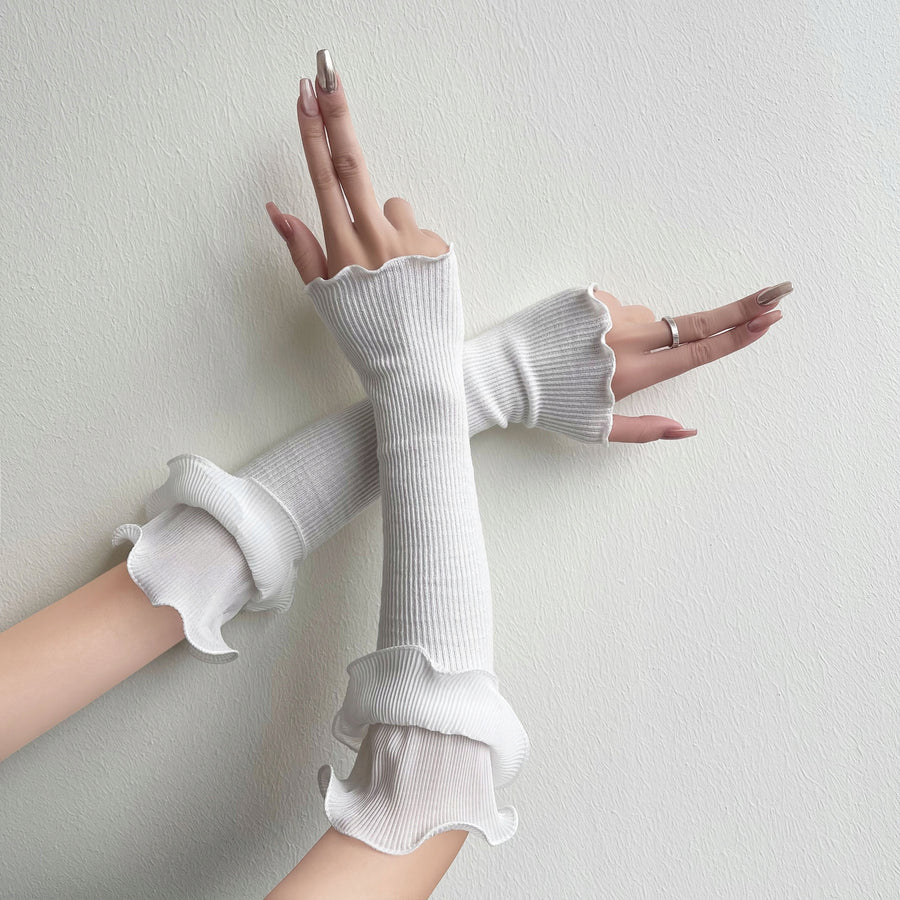Women's Detachable Cuffs – White
