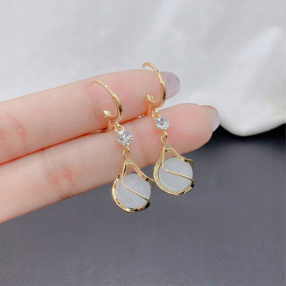 Women's Earrings with Rhinestones – Gold-Tone & Silver-Tone