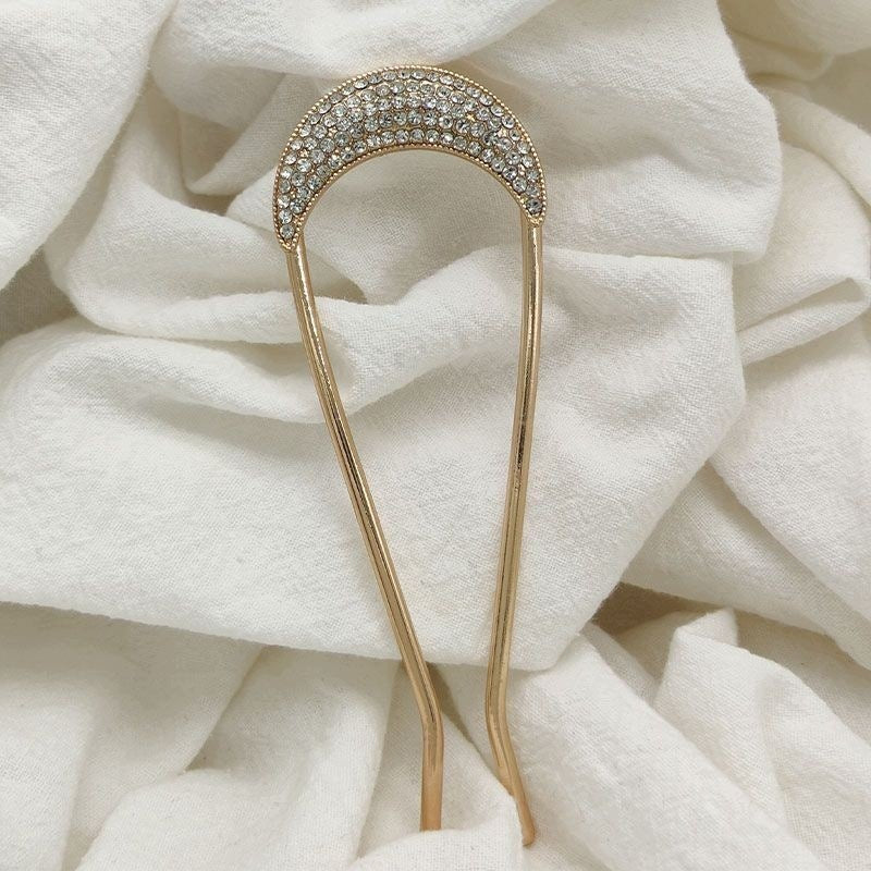 Hair Clip with Rhinestones