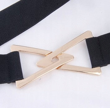 Cinturón elástico de mujer – negro