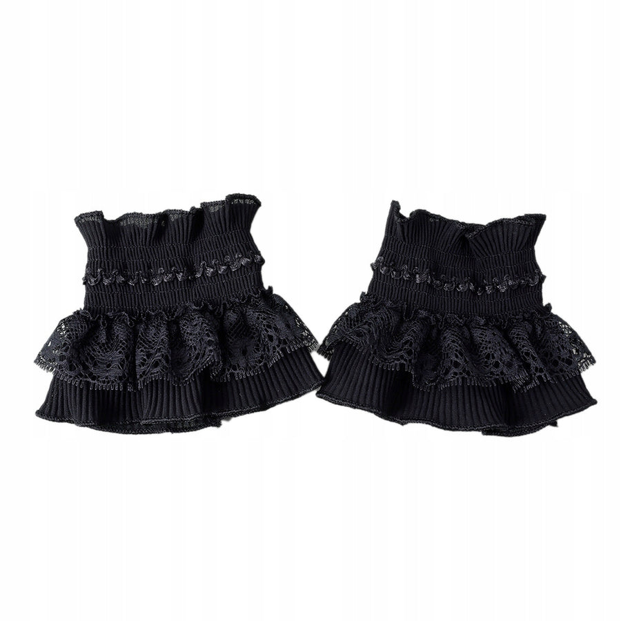 Detachable Lace Cuffs – Black