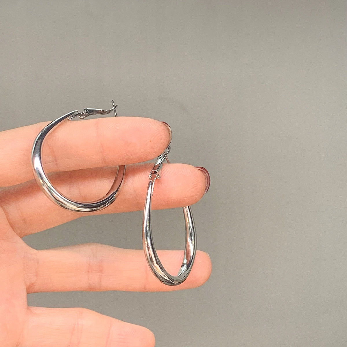 Women's Silver-Tone Stud Earrings
