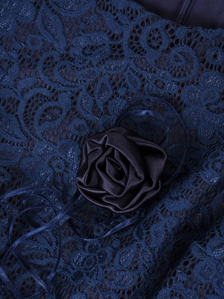 Sukienka ESTERA | color:granatowy