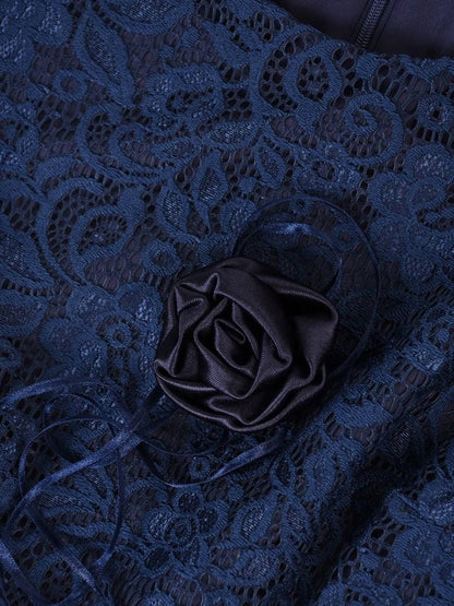 Sukienka ESTERA | color:granatowy