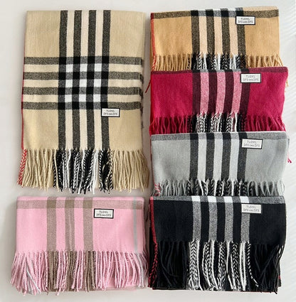 Bufanda de invierno de mujer 200 × 66 cm – multicolor
