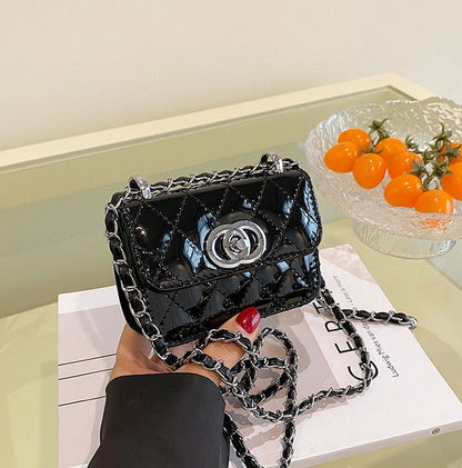Mini-sac matelassé pour femme – noir