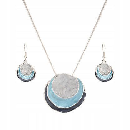 Necklace & Earrings Set – Blue