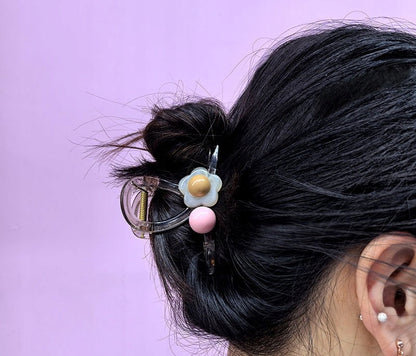 Elegant Banana Hair Clip for Buns and Updos
