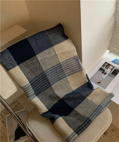 Écharpe d’hiver pour femme 200 × 66 cm – multicolore