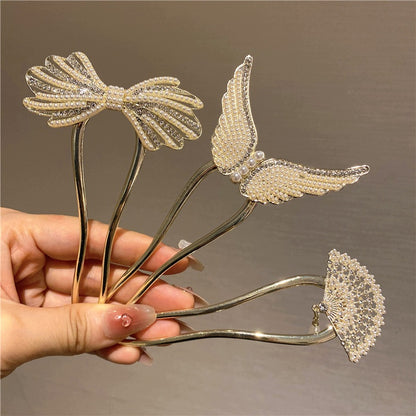 Hair Clip with Rhinestones