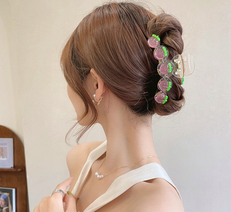 Elegant Banana Hair Clip for Buns and Updos