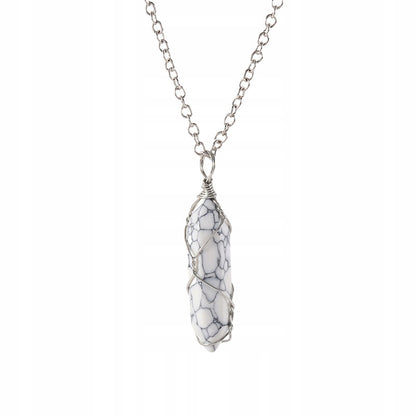 Howlite Pendant Necklace