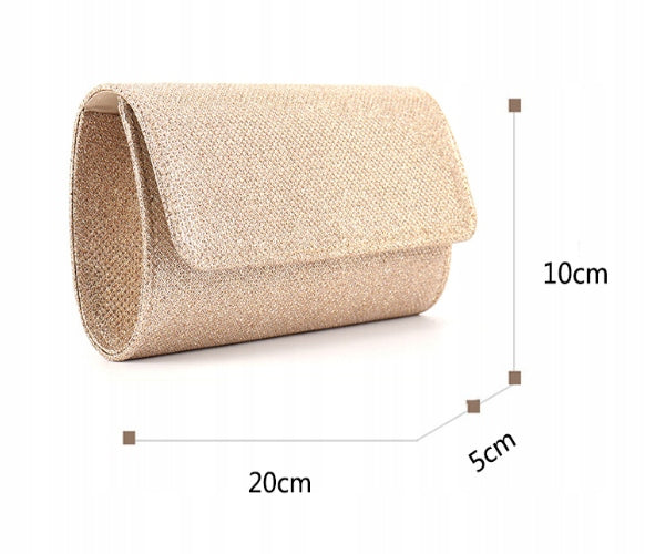 Clutch-Handtasche – beige