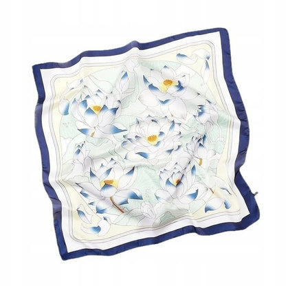 Dámský šátek s hedvábným vzhledem 70 × 70 cm