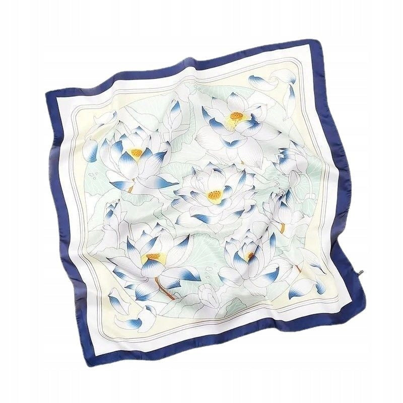 Seidenähnliches Damenhalstuch 70 × 70 cm