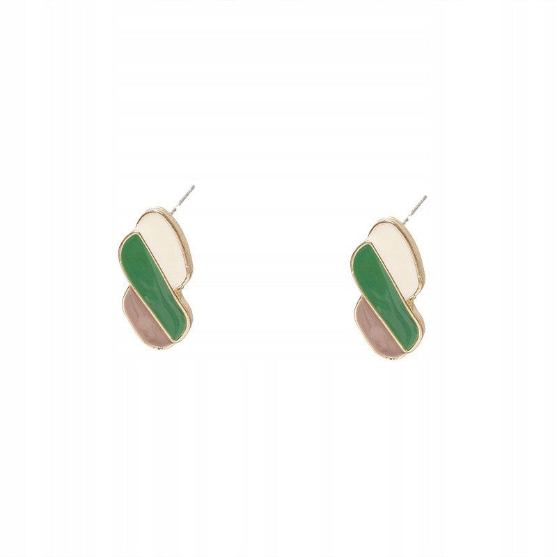Delicate, Elegant Women's Mother-of-Pearl Stud Earrings