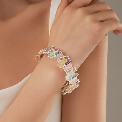 Elegant Women's Multicoloured Bracelet — Stylish Jewellery