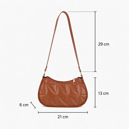 Sac matelassé pour femme – marron
