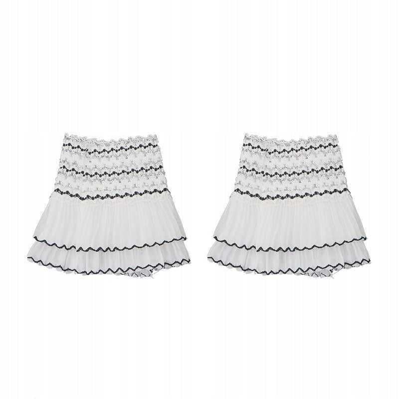 Women's Detachable Cuffs – White
