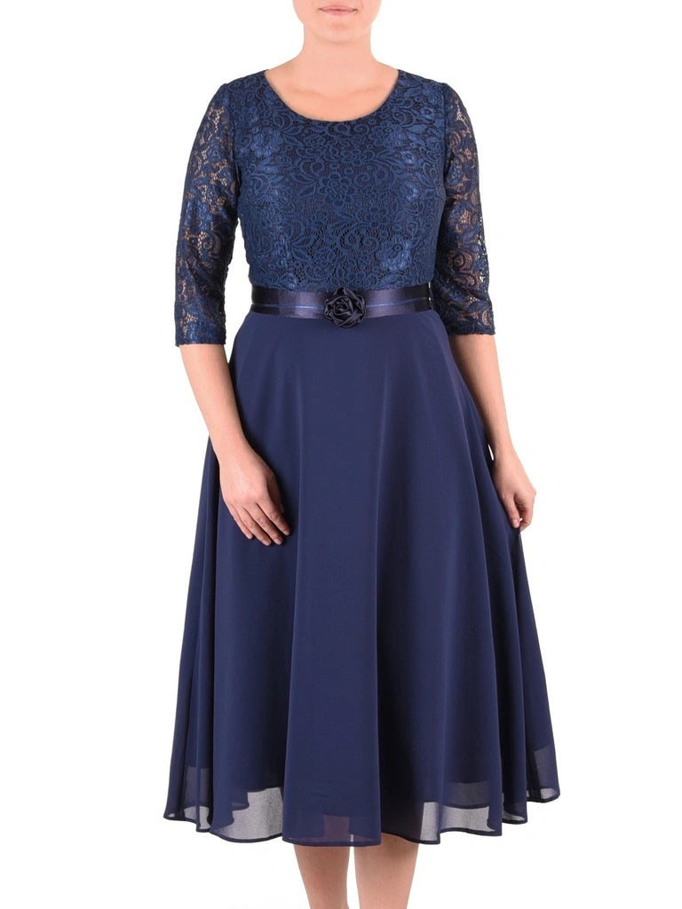 Sukienka ESTERA | color:granatowy