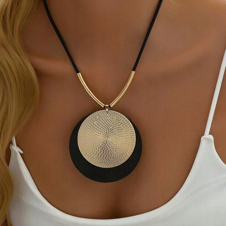 Beautiful Circle Necklace and Earrings — Statement Jewellery for Weddings