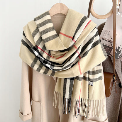Bufanda de invierno de mujer 200 × 66 cm – multicolor