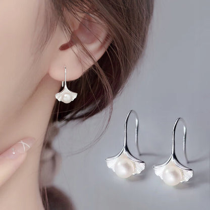 Sterling Silver Pearl Earrings