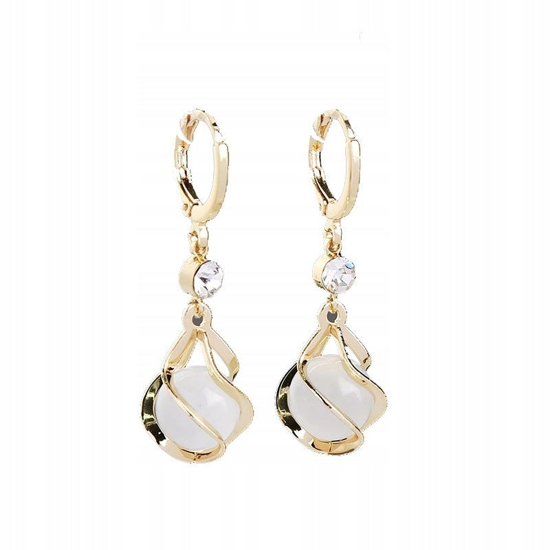 Women's Earrings with Rhinestones – Gold-Tone & Silver-Tone