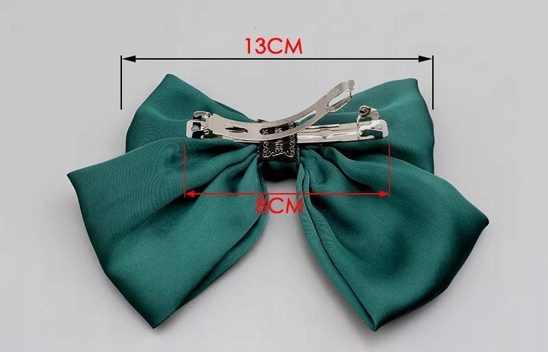 Pinza para el pelo con lazo – verde