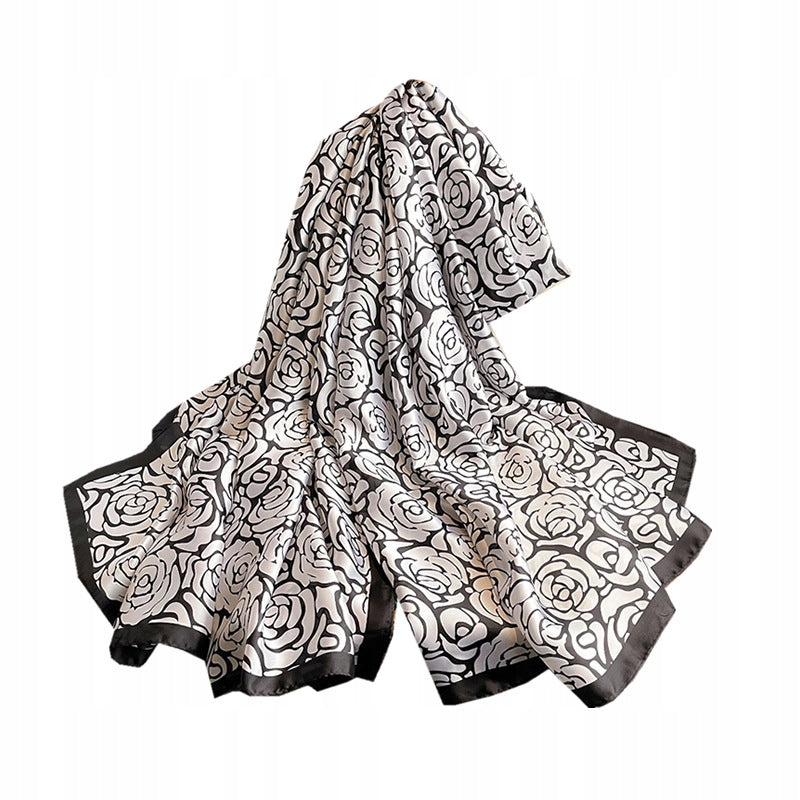 Silk-Effect Scarf 180 × 90 cm