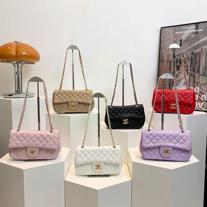 Gesteppte Damenhandtasche – rosa