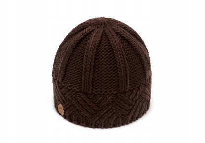 Women's Warm and Comfortable Handmade Brown Winter Hat