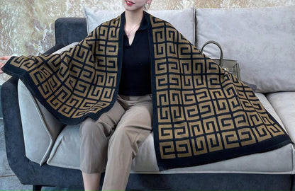 Écharpe d’hiver pour femme 180 × 66 cm