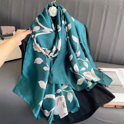 Silk-Effect Scarf 180 × 90 cm