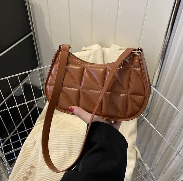Sac matelassé pour femme – marron