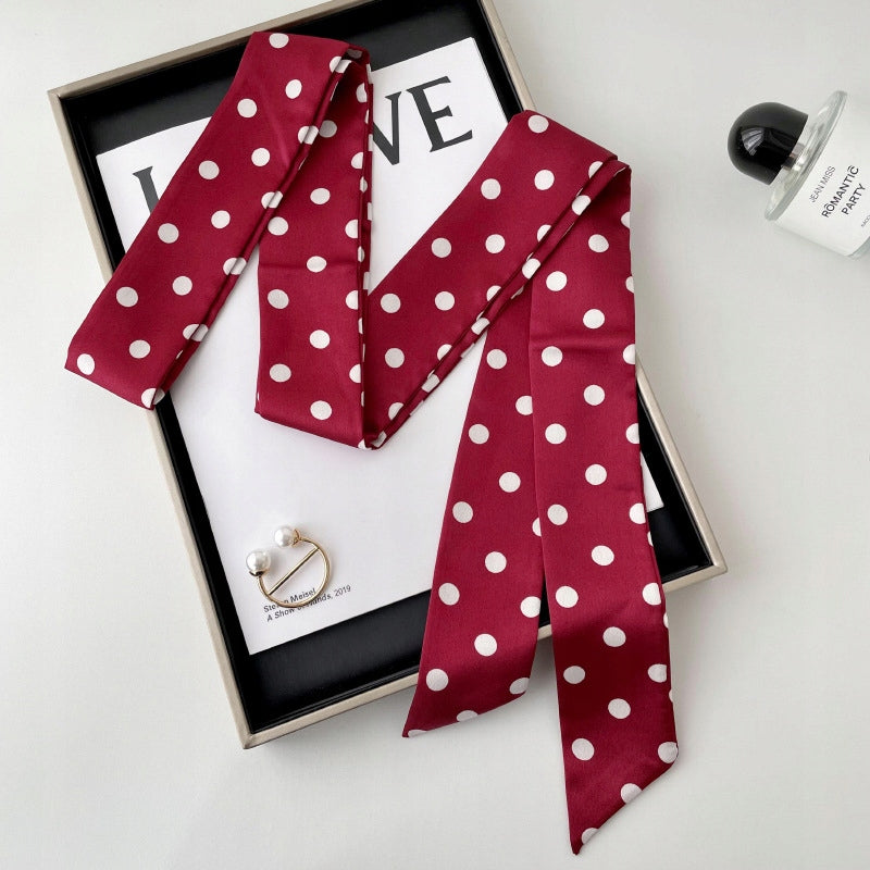 Silk-Effect Square Scarf 5 × 200 cm
